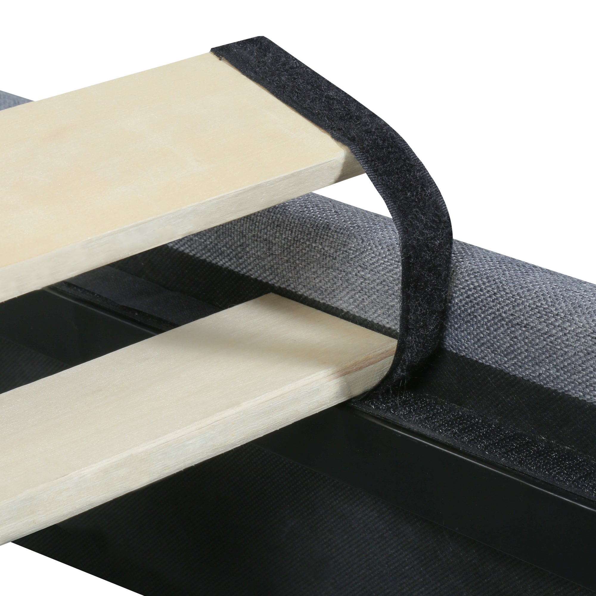 14 Inch Dura Metal Upholstered Headboard Premium Platform Bed Frame