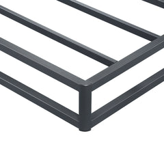 6 Inch Dura Metal Platform Bed Frame with Footboard
